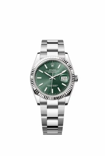 Rolex Datejust 36 Stainless Steel / Fluted / Green / Oyster 126234-0052 (M126234-0052)